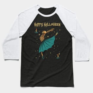 Ballet dancing skeleton tshirt halloween costume gift t-shirt Baseball T-Shirt